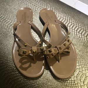 Women’s Valentino Rockstud Garavani Bow Sandals